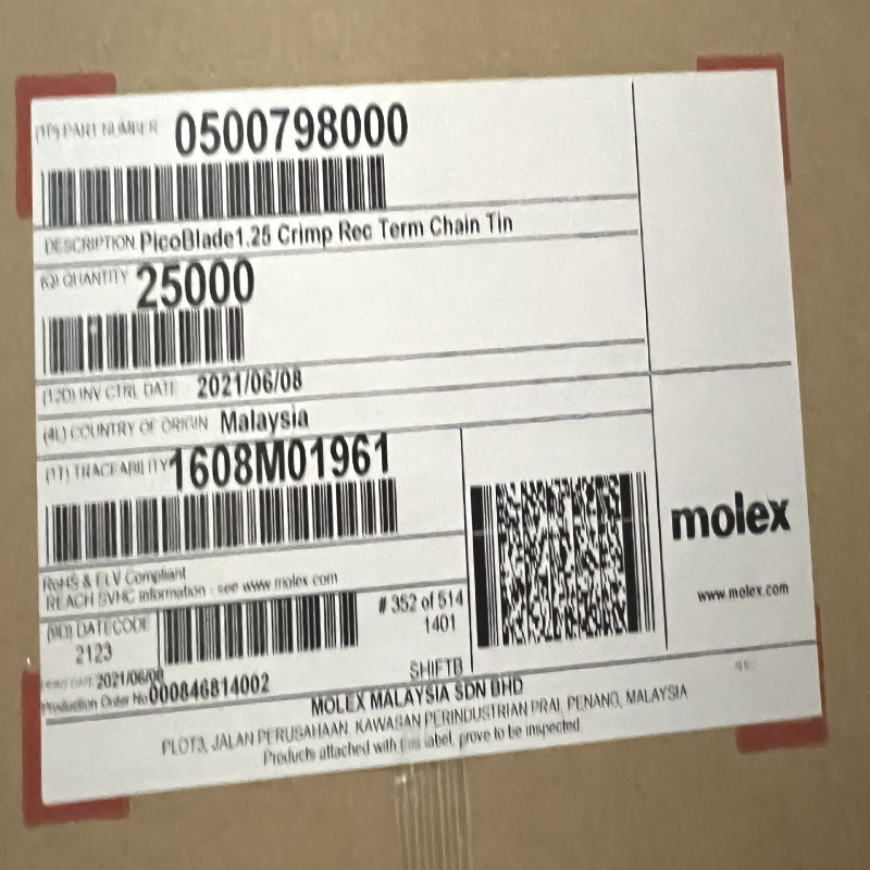 500798000连接器外壳molex